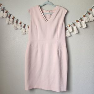 Elegant Pink Midi Dress